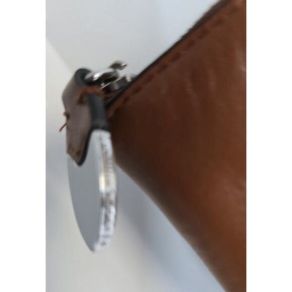 Rebecca Minkoff Signature Top Zip Tote Bag Dk Luggage Cognac MSRP $358 - Picture 3 of 15